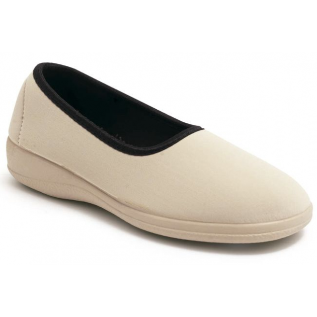 MEIAS DE TECIDO CONFORTÁVEIS PARA MULHERES 3049 WIDTH UNISEX BEIGE