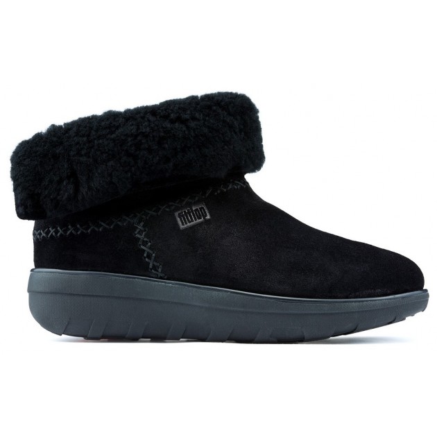 Botas FITFLOP MUKLUK SHORTY 2 BLACK Botas FITFLOP MUKLUK SHORTY 2 BLACK