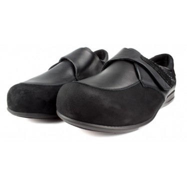 SAPATOS CALZAMEDI VELCRO BRILLANTES W NEGRO