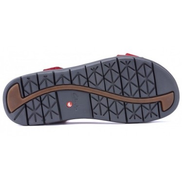CLARKS SANDALS NÃO ESTRUTURAU UM HAYWOOD RED LEATHER