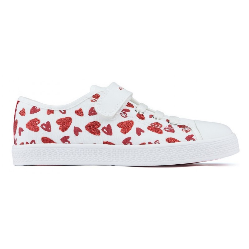 Sapatos GEOX JR CIAK WHITE_RED