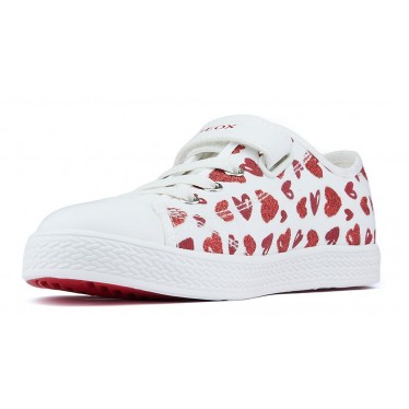 Sapatos GEOX JR CIAK WHITE_RED