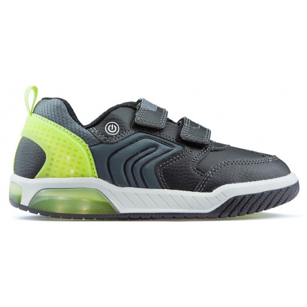 Sapatos de luzes GEOX INEK BD BLACK_LIME Sapatos de luzes GEOX INEK BD BLACK_LIME