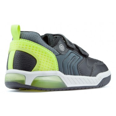Sapatos de luzes GEOX INEK BD BLACK_LIME