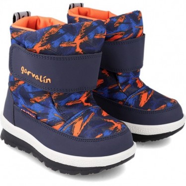 BOTAS DE NEVE GARVALIN 231859-B CAMUFLAGEM APRESKI AZUL_MARINO