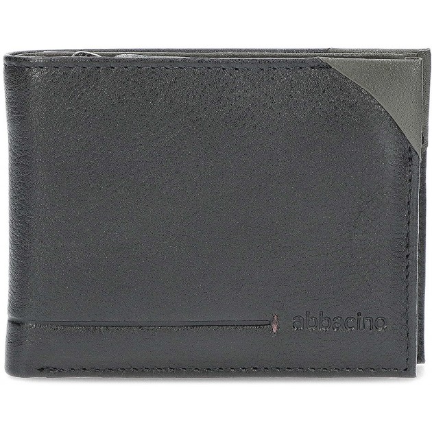 CARTEIRA MASCULINA ABBACINO 70903 COURO NEGRO CARTEIRA MASCULINA ABBACINO 70903 COURO NEGRO