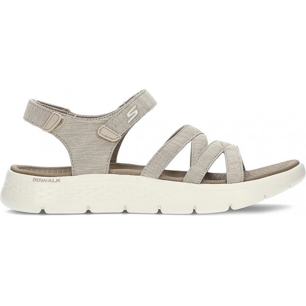 SANDÁLIA SKECHERS GO WALK S141450 TAUPE SANDÁLIA SKECHERS GO WALK S141450 TAUPE