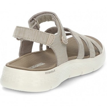 SANDÁLIA SKECHERS GO WALK S141450 TAUPE