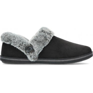 SKECHERS COSY CAMPFIRE FRESH TOAST SLIPPER 167219 BLACK
