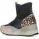 BOTIN CETTI C-1334 CAMURÇA-TRICÔ ANIMAL PRINT BLACK
