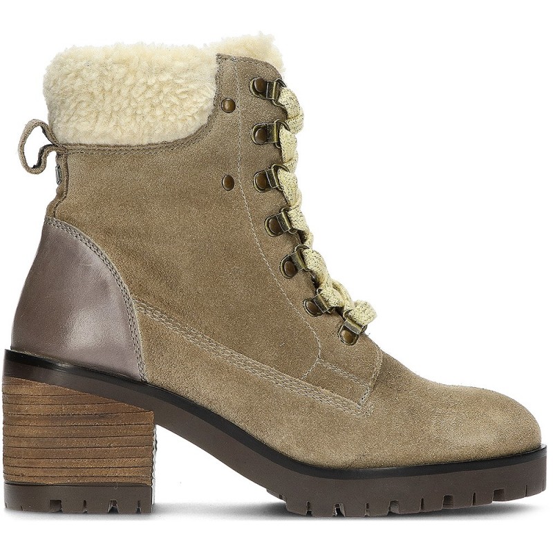 BOTAS DE COURO DIVIDIDAS MTNG 52681 MARRON