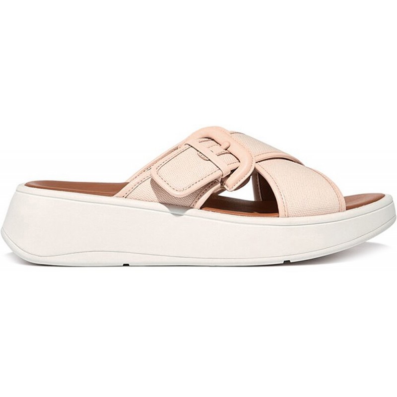 SANDÁLIA FITFLOP MODE BUCK LONA FLATF FY8 ROSE_FOAM