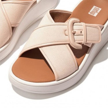 SANDÁLIA FITFLOP MODE BUCK LONA FLATF FY8 ROSE_FOAM