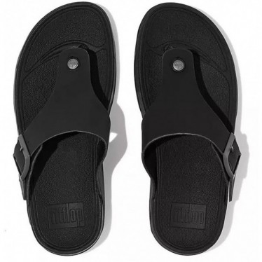 SANDÁLIAS FITFLOP GD1 TRAKK II HOMENS COM FIVELA BLACK