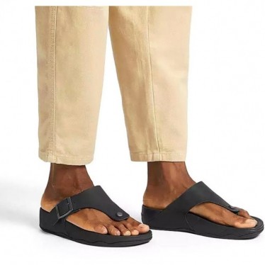 SANDÁLIAS FITFLOP GD1 TRAKK II HOMENS COM FIVELA BLACK