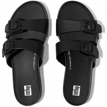 SANDÁLIA FITFLOP GRACIE FV1 COM FIVELA BLACK