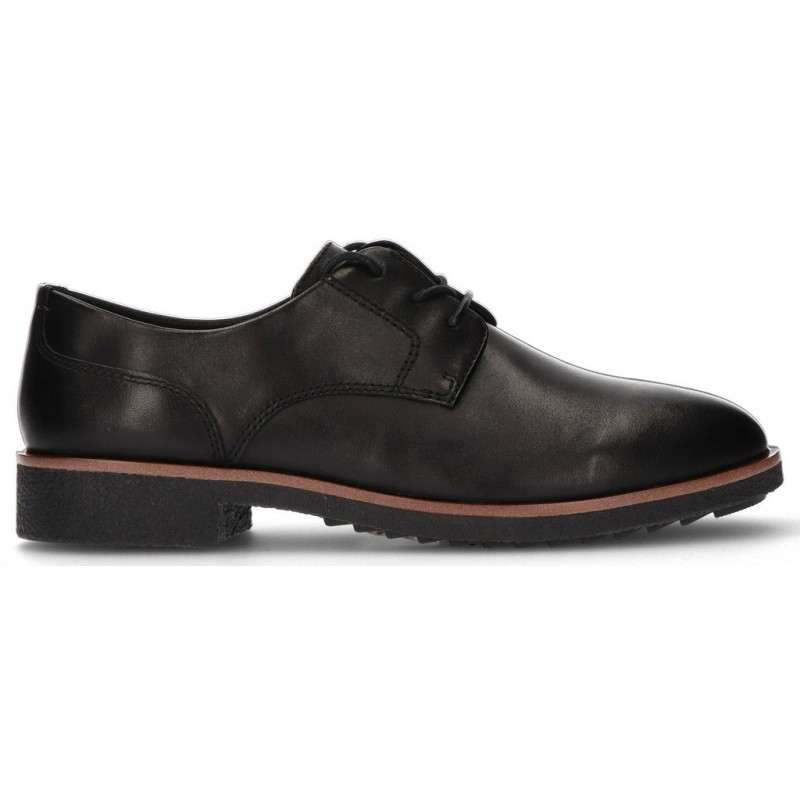 CLARKS GRIFFIN LANE SHOES BLACK