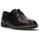 CLARKS GRIFFIN LANE SHOES BLACK