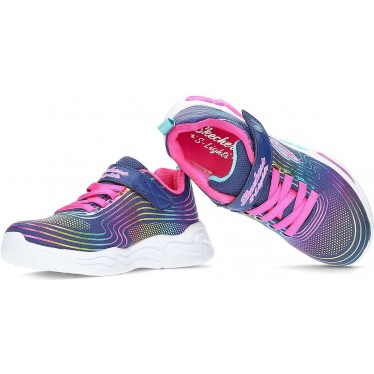 SKECHERS ESPORTIVAS VIGAS ONDULADAS 302338L NAVY_RAINBOW