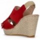 MARROM ESPADRILLES AFRODITE MARROM ROJO