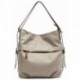 BOLSA MOCHILA RECICLADA ABBACINO 80577 TAUPE