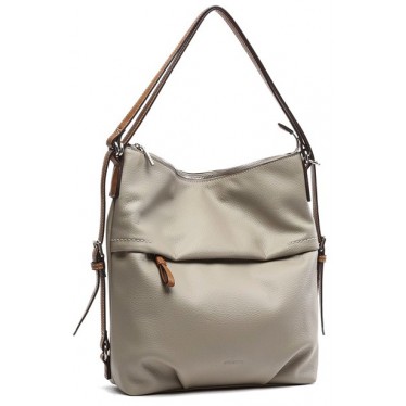 BOLSA MOCHILA RECICLADA ABBACINO 80577 TAUPE