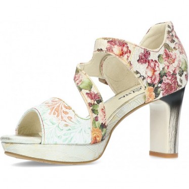 SAPATOS DE SALTO LAURA VITA HICAO0523 FLORAL_BEIGE