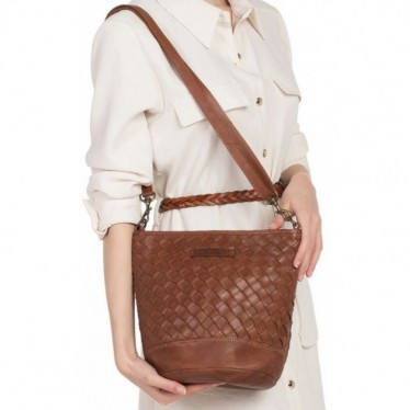 BOLSA FAURA PIKOLINOS WHA-532 COGNAC