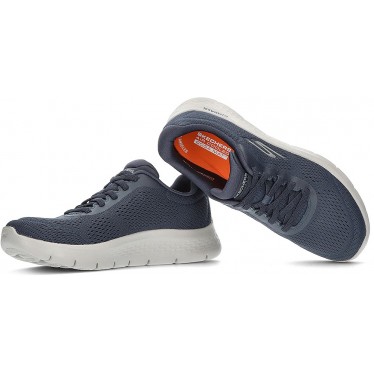 ESPORTES SKECHERS GO WALK FLEX 216486 NAVY_GREY