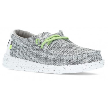 SAPATOS DUDE WALLY YOUTH WHITE