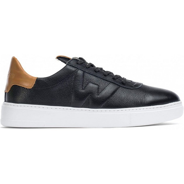 TÊNIS DE COURO EM RELEVO MARAVILHAS CB-3920 NEGRO TÊNIS DE COURO EM RELEVO MARAVILHAS CB-3920 NEGRO