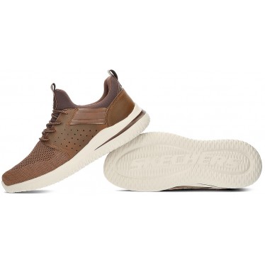 ESPORTES SKECHERS DELSON 3.0 CICAD 210238 MARRON