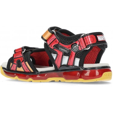 SANDÁLIAS IRONMAN GEOX J350QB RED