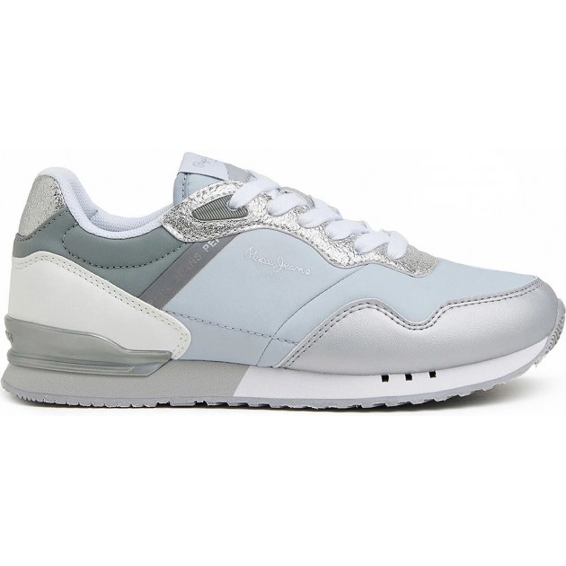 Tênis PEPE JEANS RUNNING LONDON ALBAL PLS31463 SILVER Tênis PEPE JEANS RUNNING LONDON ALBAL PLS31463 SILVER