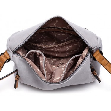BOLSA TIRACOLO ABBACINO COM BOLSA 80569 GRIS