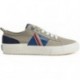 TÊNIS PEPE JEANS ALLEN FLAG PMS30903 STONE
