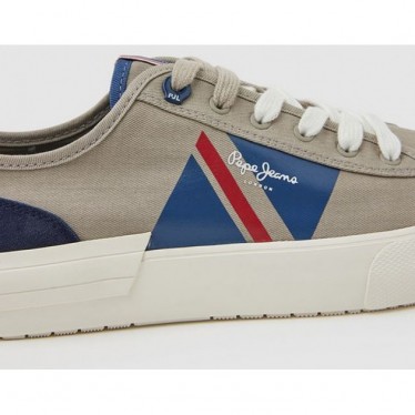 TÊNIS PEPE JEANS ALLEN FLAG PMS30903 STONE