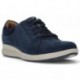 CLARKS UN ADORN RACE SNEAKERS NAVY