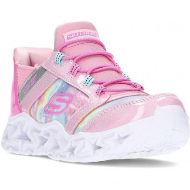 ESPORTES COM LUZ SKECHERS GALAXY LIGHTS 303707L PINK_RAINBOW