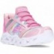 ESPORTES COM LUZ SKECHERS GALAXY LIGHTS 303707L PINK_RAINBOW