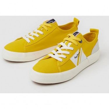 TÊNIS PEPE JEANS ALLEN FLAG PMS30903 YELLOW