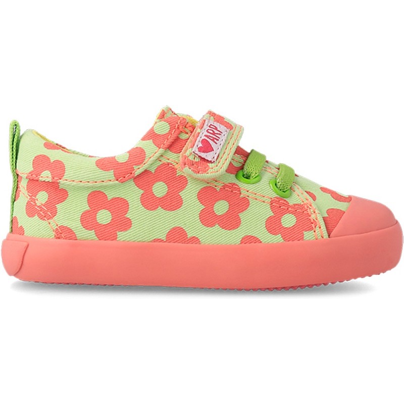 SPORTS AGATHA RUIZ DE LA PRADA LONA FLORES 232926 VERDE_ROSA_FLORES