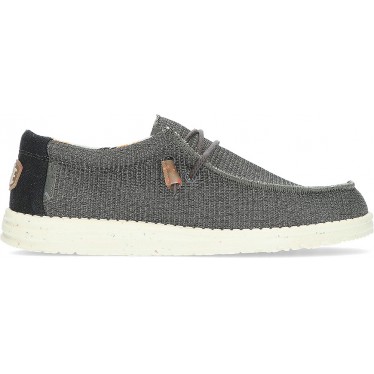 MOCASSINOS DUDE WALLYKNIT BLACK_CHARCOAL