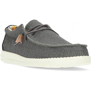 MOCASSINOS DUDE WALLYKNIT BLACK_CHARCOAL