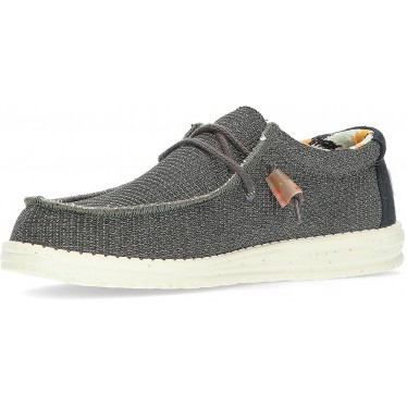 MOCASSINOS DUDE WALLYKNIT BLACK_CHARCOAL