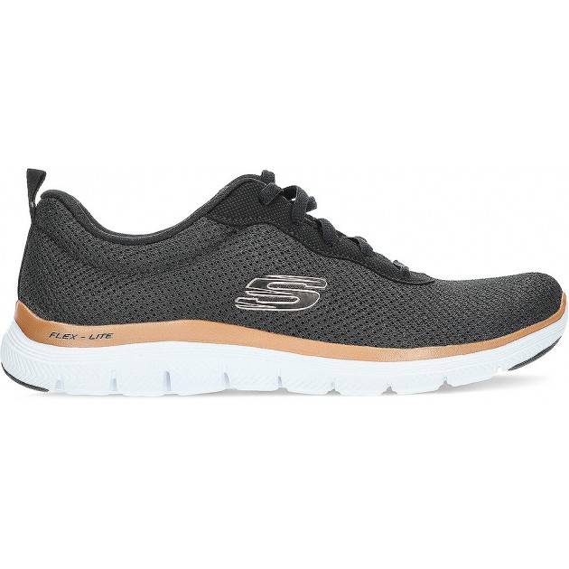 TÊNIS SKECHERS 149303 BRILLIANT VIEW BLACK_GOLD TÊNIS SKECHERS 149303 BRILLIANT VIEW BLACK_GOLD