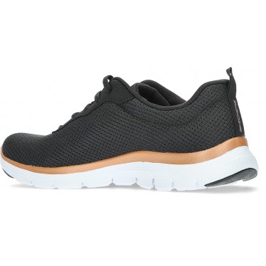 TÊNIS SKECHERS 149303 BRILLIANT VIEW BLACK_GOLD