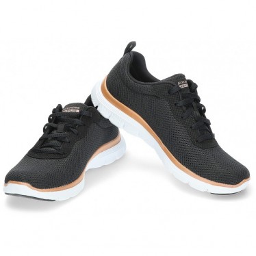 TÊNIS SKECHERS 149303 BRILLIANT VIEW BLACK_GOLD