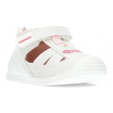 BIOMECANICS CANVAS SANDALS BABY 212213 BLANCO