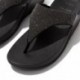 SANDÁLIA FITFLOP GB4 LULU OPUL COM POSTE DO PÉ BLACK